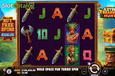Скрин2. Aztec Treasure Hunt слот