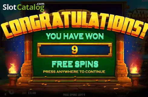 Скрин3. Aztec Treasure Hunt слот
