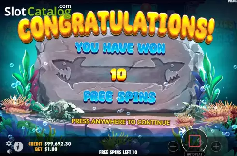 Скрин9. Puffers Vs Sharks слот