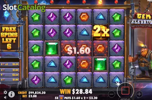 Скрин5. Gem Elevator слот