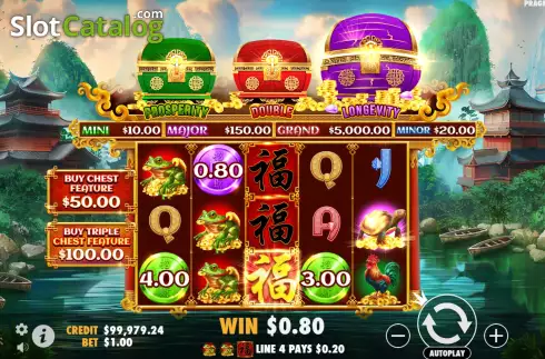 Скрин4. Chests of Cai Shen слот
