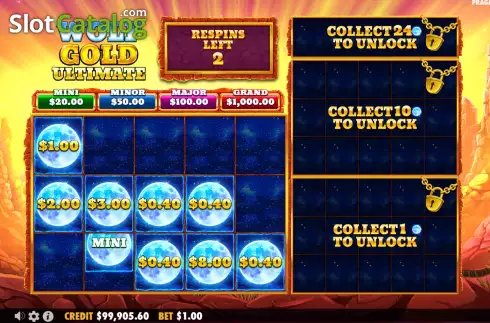 Скрин9. Wolf Gold Ultimate слот