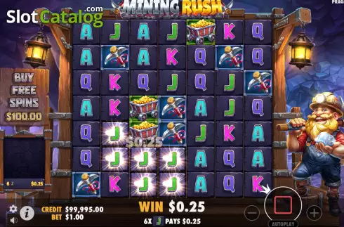 Скрин3. Mining Rush слот