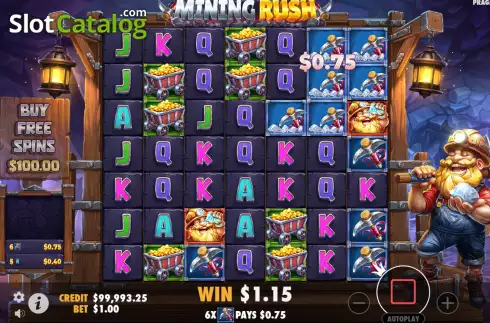 Скрин4. Mining Rush слот