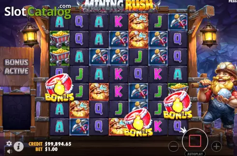 Скрин6. Mining Rush слот
