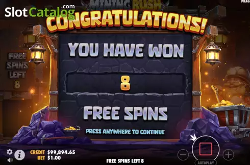 Скрин7. Mining Rush слот