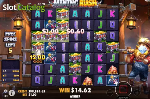 Скрин8. Mining Rush слот