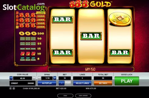Скрин4. 888 Gold слот