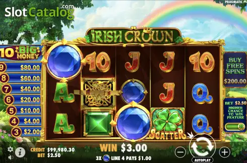 Скрин3. Irish Crown слот