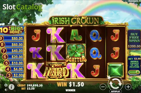 Скрин5. Irish Crown слот
