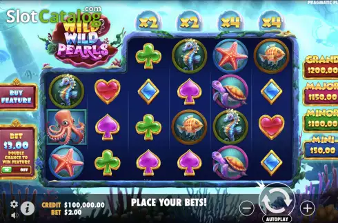 Скрин2. Wild Wild Pearls слот