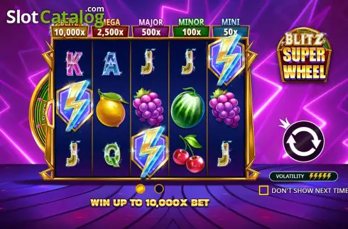 Скрин2. Blitz Super Wheel слот