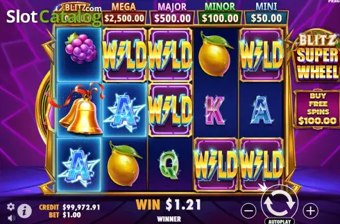 Скрин5. Blitz Super Wheel слот