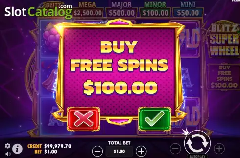 Скрин6. Blitz Super Wheel слот