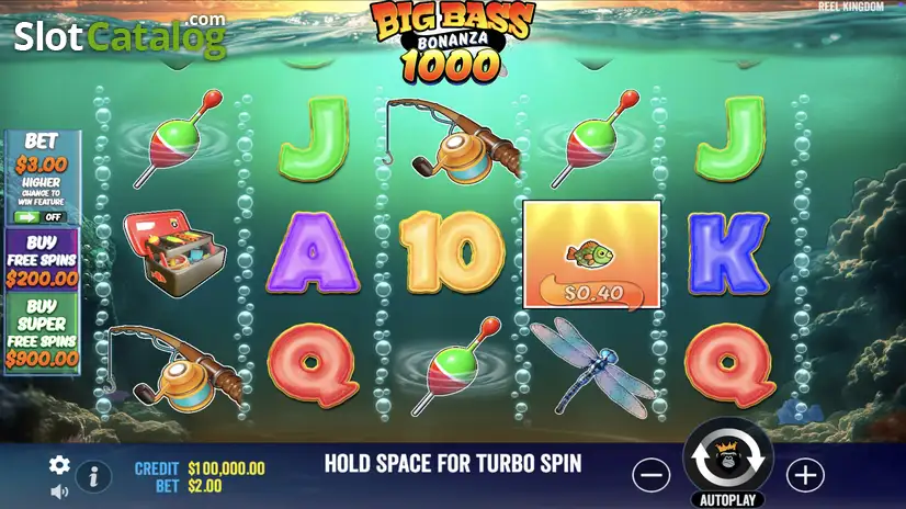 Big Bass Bonanza 1000 от Reel Kingdom Base Game big-bass-bonanza-1000