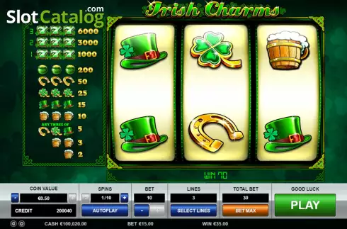 Скрин3. Irish Charms (Pragmatic Play) слот