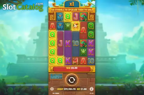 Скрин4. Fortune of Aztec (Fat Panda) слот