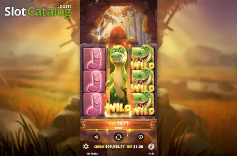 Скрин8. Dino Drop слот