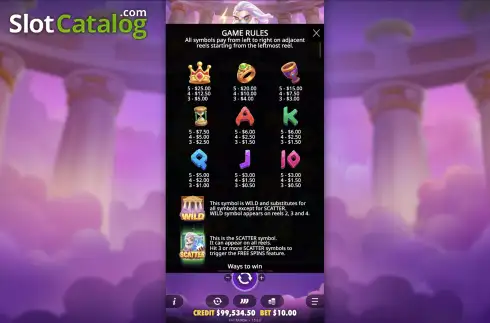 Скрин6. Olympus Wins Super Scatter слот
