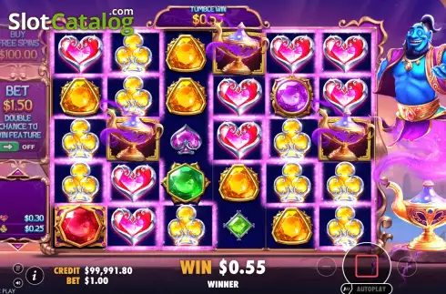 Скрин5. Genie’s Gem Bonanza слот