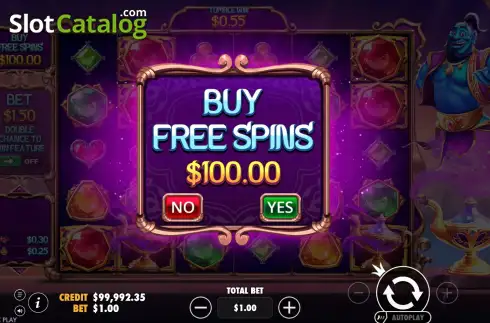 Скрин6. Genie’s Gem Bonanza слот