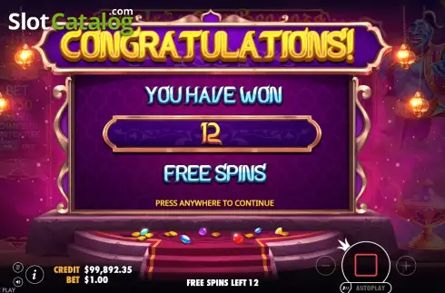 Скрин8. Genie’s Gem Bonanza слот
