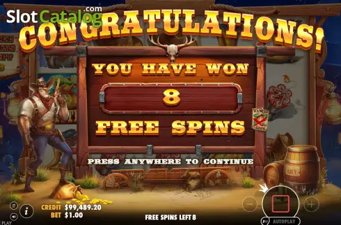 Скрин8. Bounty Hunter (Pragmatic Play) слот