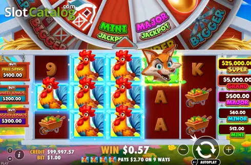 Скрин3. Bigger Barn House Bonanza слот