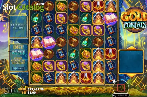 Скрин7. Gold Portals слот