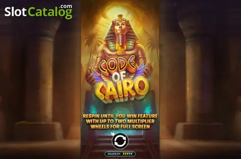 Скрин2. Code of Cairo слот