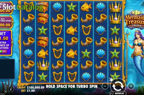 Скрин2. Mermaid’s Treasure Trove слот