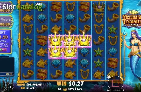Скрин3. Mermaid’s Treasure Trove слот