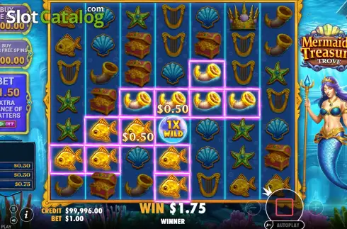 Скрин4. Mermaid’s Treasure Trove слот