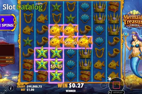 Скрин8. Mermaid’s Treasure Trove слот