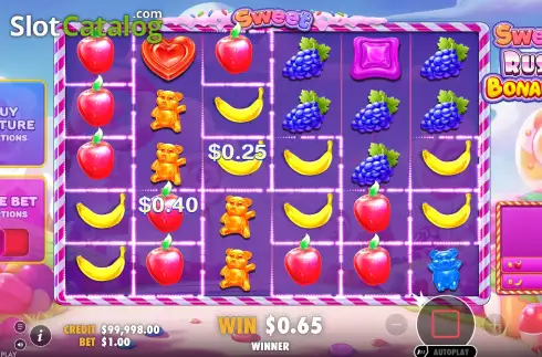 Скрин3. Sweet Rush Bonanza слот