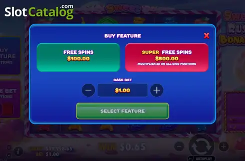Скрин4. Sweet Rush Bonanza слот
