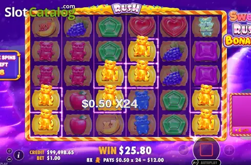 Скрин7. Sweet Rush Bonanza слот