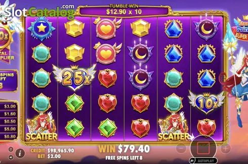 Скрин3. Starlight Princess Super Scatter слот