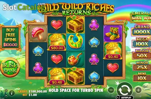 Скрин2. Wild Wild Riches Returns слот
