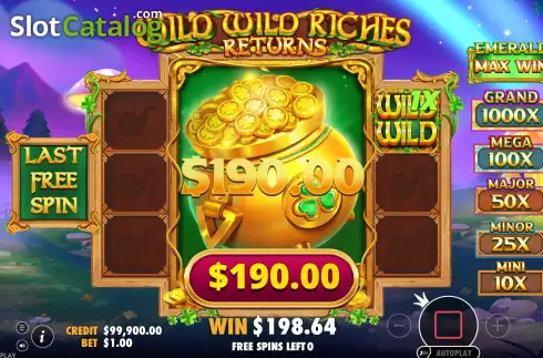 Скрин3. Wild Wild Riches Returns слот