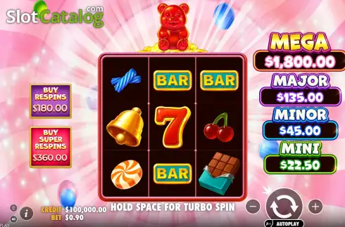 Скрин2. Super Gummy Strike слот