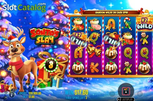 Скрин3. Santa’s Slay слот