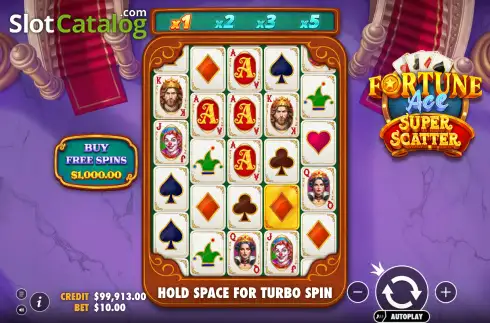 Скрин2. Fortune Ace Super Scatter слот