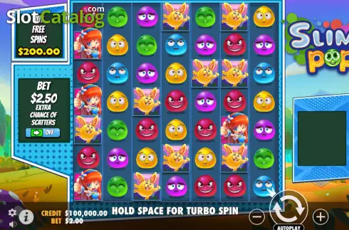 Скрин2. Slime Pop слот