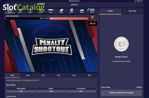 Скрин2. Penalty Shootout (Pragmatic Play) слот