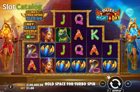 Скрин2. Duel of Night & Day слот