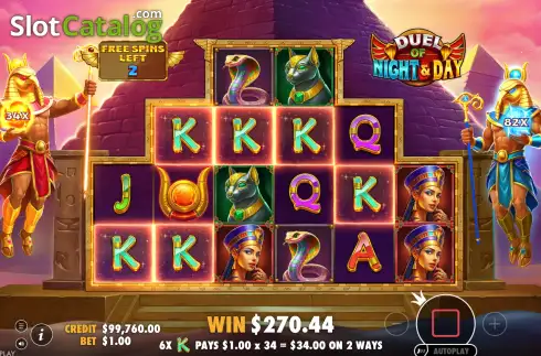 Скрин3. Duel of Night & Day слот