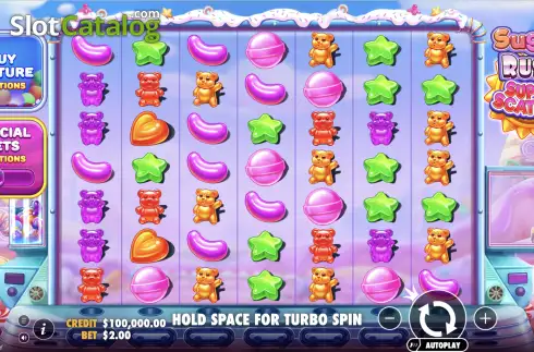 Скрин2. Sugar Rush Super Scatter слот
