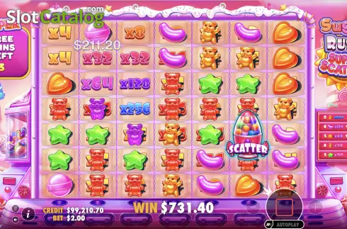 Скрин3. Sugar Rush Super Scatter слот