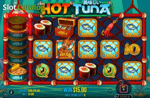 Скрин3. Hot Tuna слот